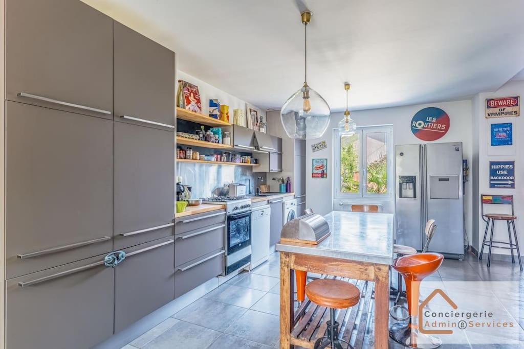 Maison A Lyon Parilly Avec Piscine, Jardin, Parking Prive & Proche Eurexpo Vénissieux 외부 사진